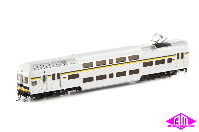 V Set Sra, Blue/Yellow/White Nose & Candy Nose With Blue/Yellow L7 And Side Stripe - 4 Car Set (Nps-43) Ho Scale 1