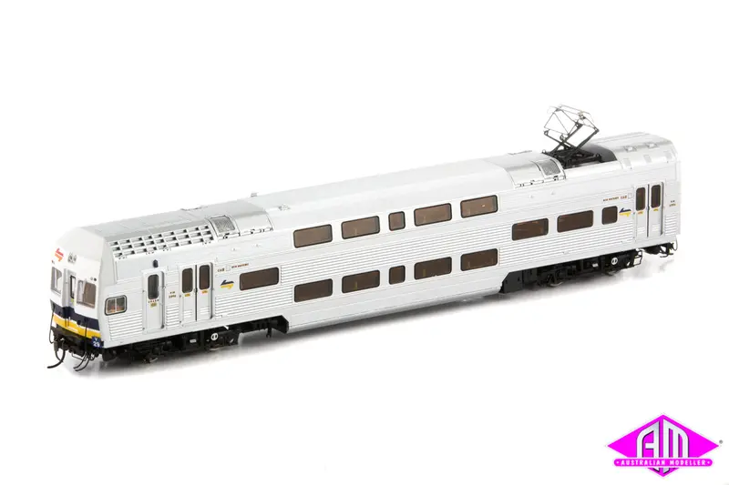 V Set Sra, Blue/Yellow/White Nose With Blue/Yellow Side L7 - 4 Car Set (Nps-44) Ho Scale 1
