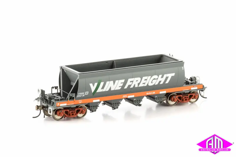 Vhdx Quarry Hopper, Orange & Grey With V/Line Freight Logo, Single Car Vhw-23 1