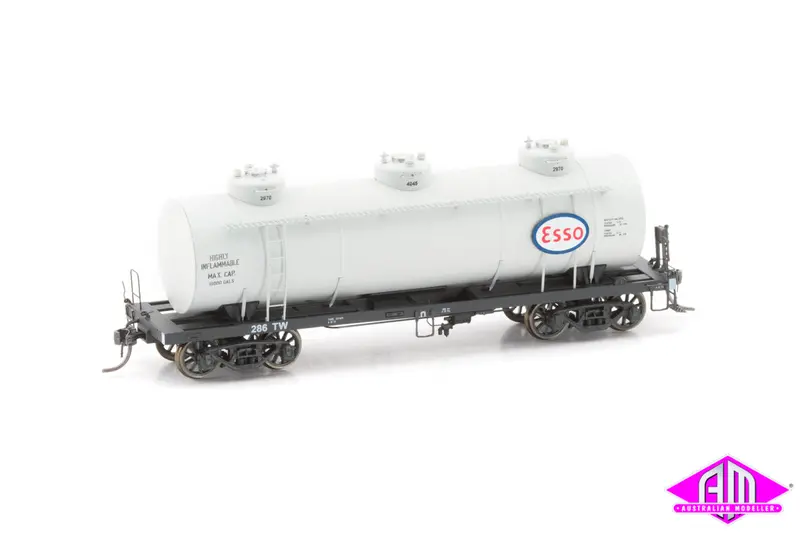 Victorian Railways 10,000 Gallon Tank Car Esso Twf 286 Single Car 1