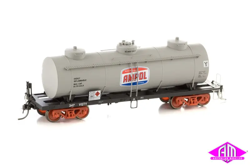 Victorian Railways 10,000 Gallon Tank Car Vtqy 347 Single Car 1