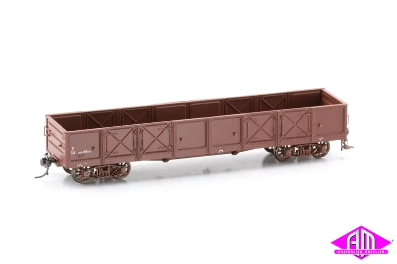 Victorian Railways E Open Wagon, Dark Red Rivetted Body, Fto101 (3 Pack) 1