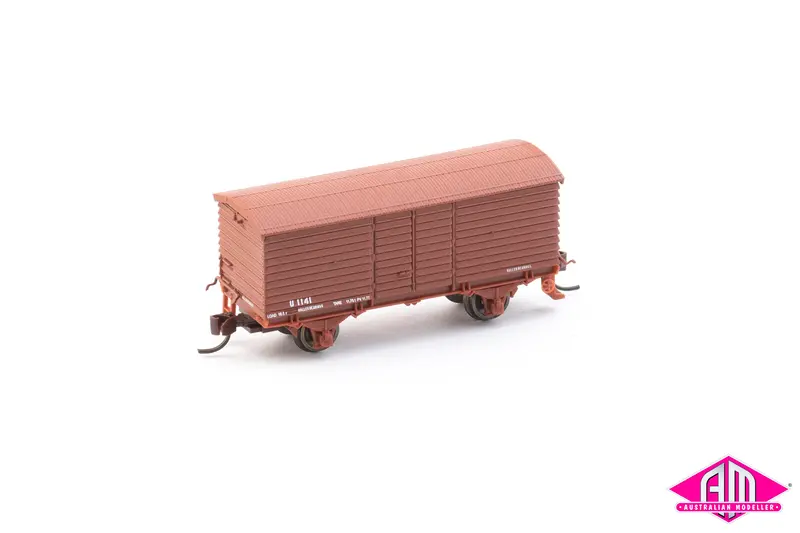 Victorian Railways U Van 1141, With Microtrains Couplers (N Scale) Single Car 1