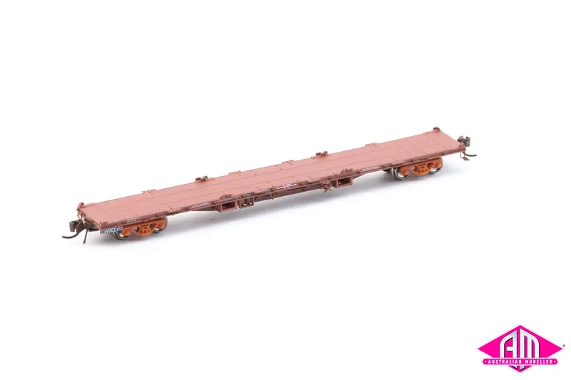 Victorian Railways Vqcx Lash Bar Container Wagon Twin Pack (N Scale) 1