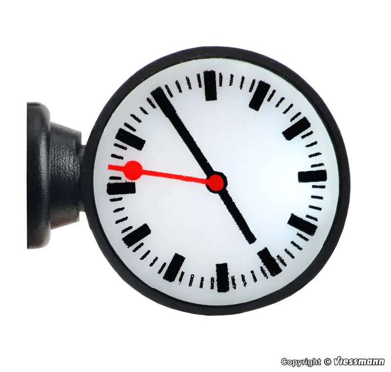 Viessmann - 1383 - Lit Platform Clock - Led White (Ho Scale) 1