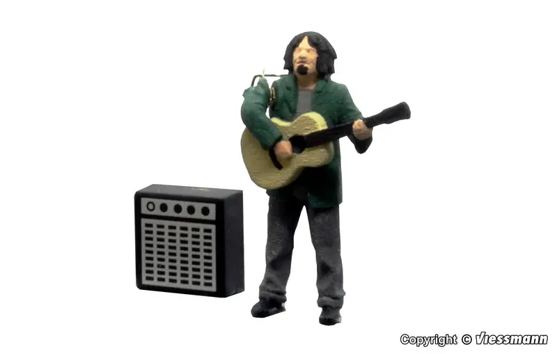Viessmann - 1510 -  Emotion Street Guitarist With Amplifier - Moving (Ho Scale) 1