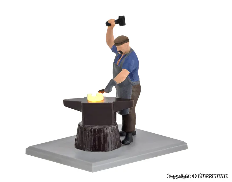 Viessmann - 1514 - Emotion Blacksmith With Glowing Iron - Moving (Ho Scale) 1