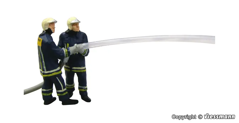 Viessmann - 1542 -  Emotion Fireman At Fire-Fighting Operation (Ho Scale) 1