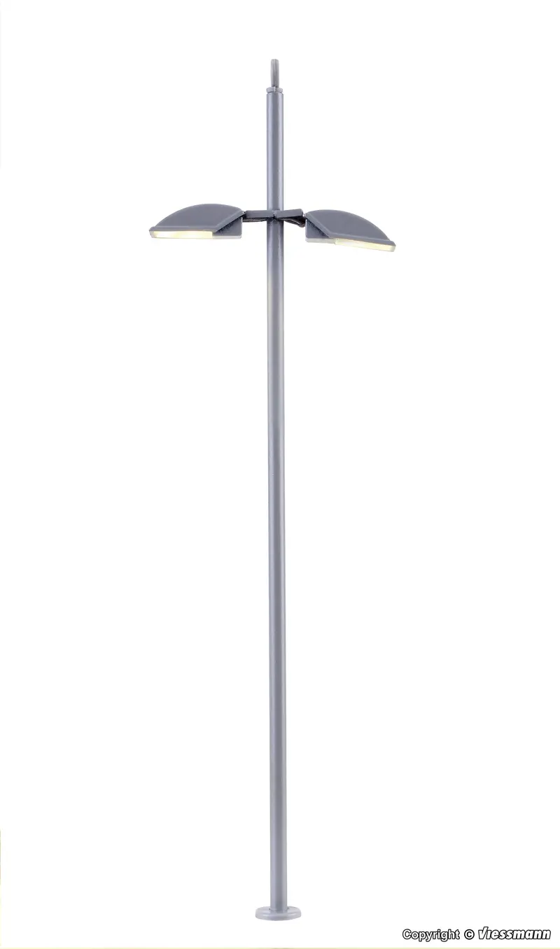 Viessmann - 6034 - City Light Modern - Double - 2 Leds White (Ho Scale) 1