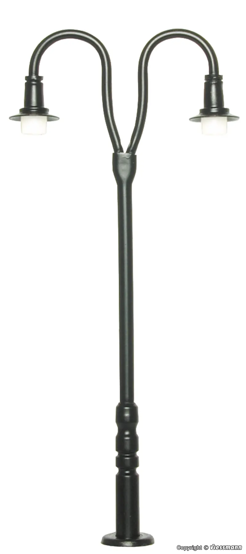 Viessmann - 6041 - Platform Lamp Double - 2 Leds Warm-White (Ho Scale) 1