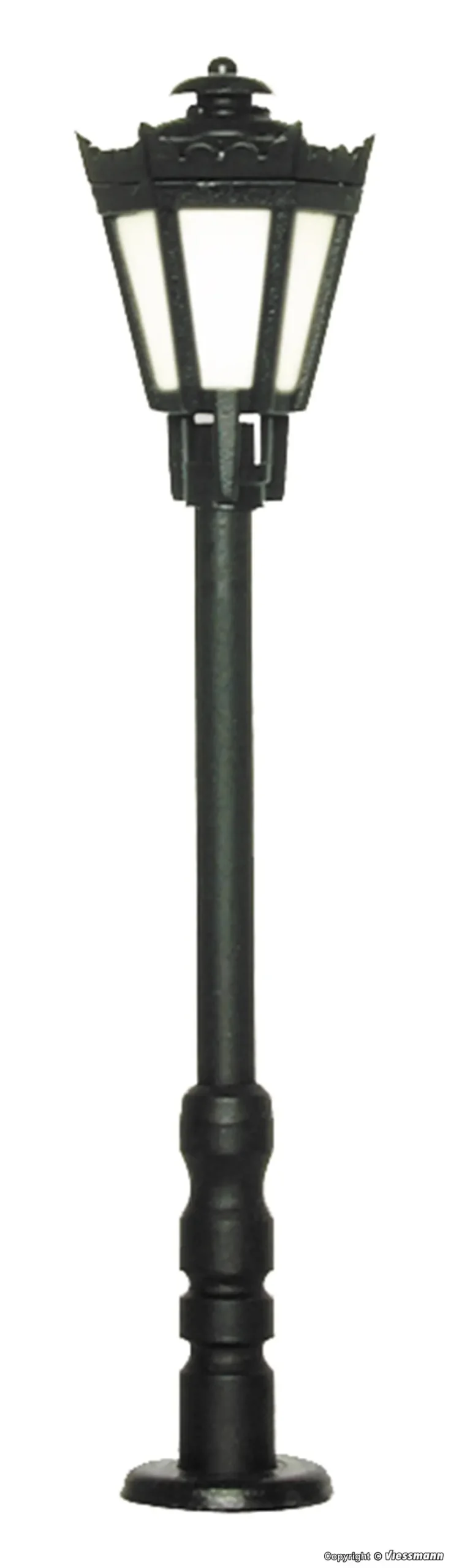 Viessmann - 6070 - Park Lamp - Black - Led Warm-White (Ho Scale) 1