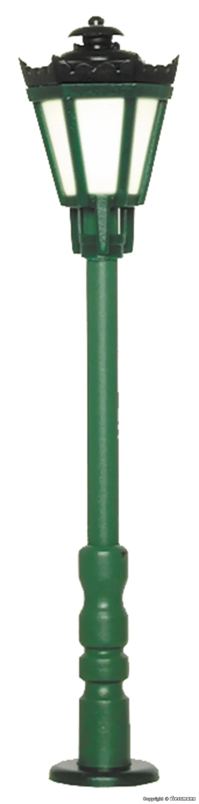 Viessmann - 6072 - Park Lamp Green - Led Warm-White (Ho Scale) 1