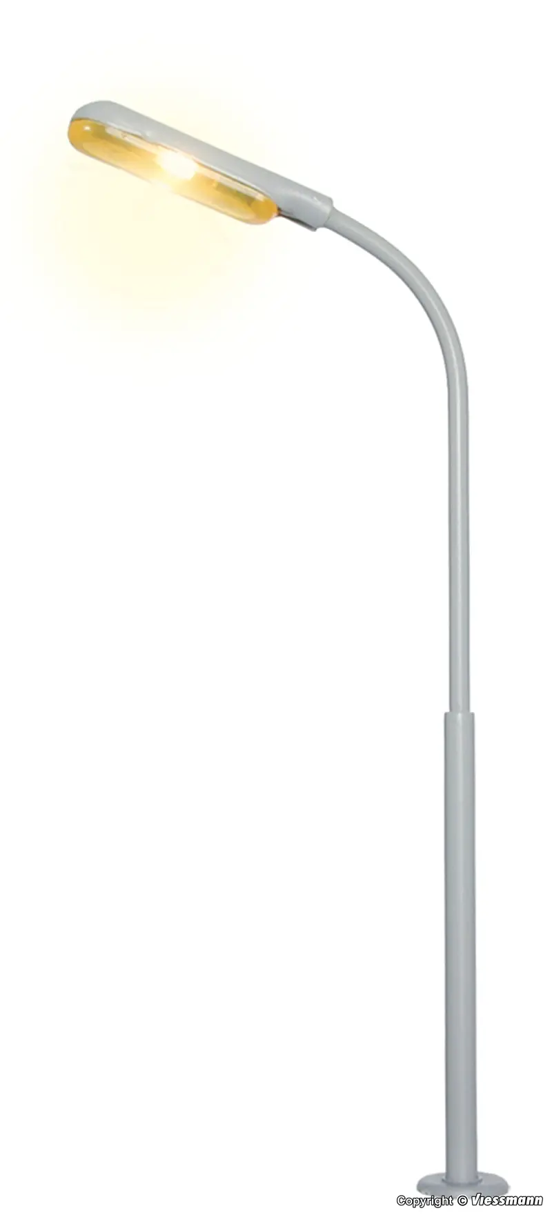 Viessmann - 6091 - Whip Street Light - Led Yellow (Ho Scale) 1