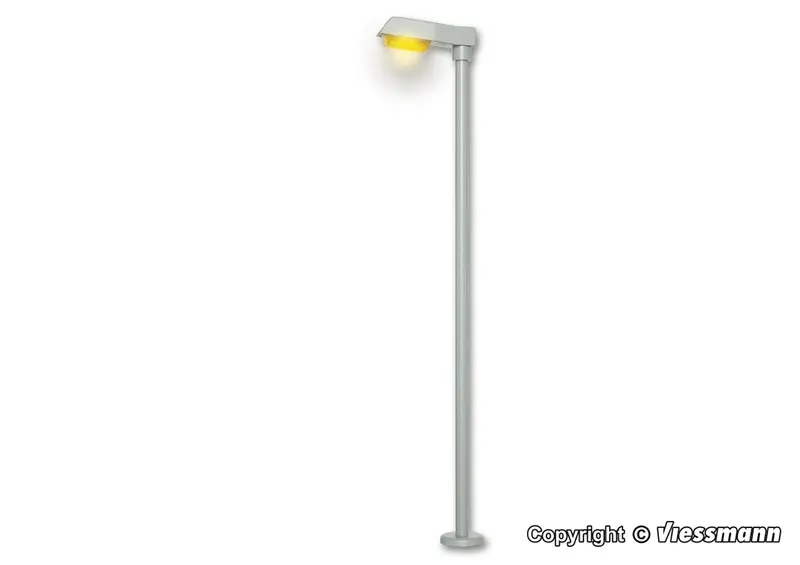 Viessmann - 6093 - Street Light Modern - Led Yellow (Ho Scale) 1