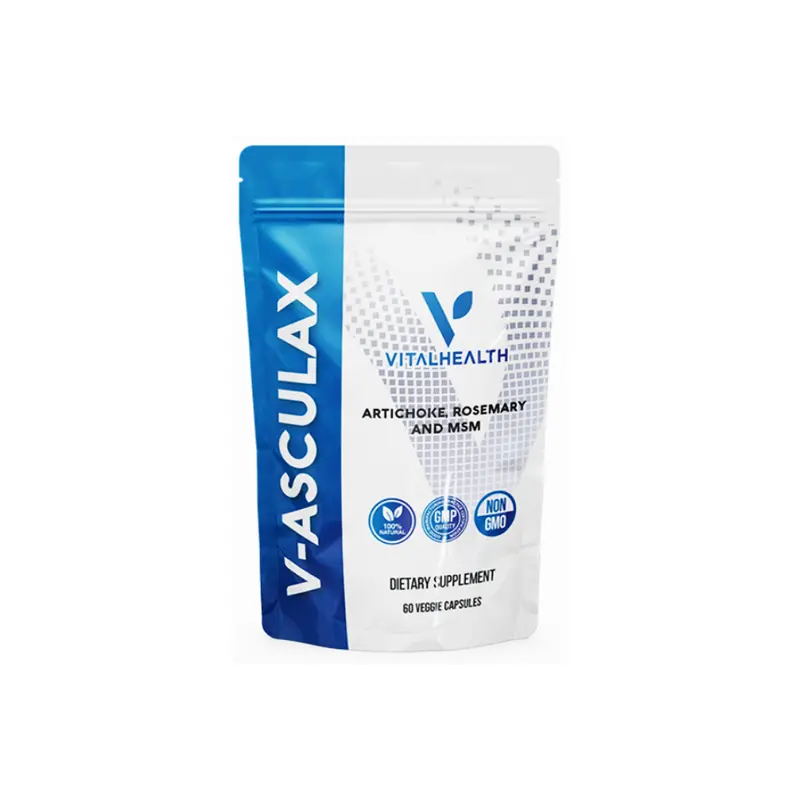 Vitalhealth V-Asculax – The Flow Enhancer - 60 Veggie Capsules 1