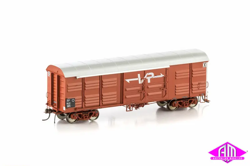 Vlx Louvered Van, Vr Wagon Red With Medium Vr Logo, 4 Car Pack Vlv-15 1