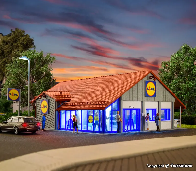 Vollmer - 43662 - Lidl Supermarket (Ho Scale) 1