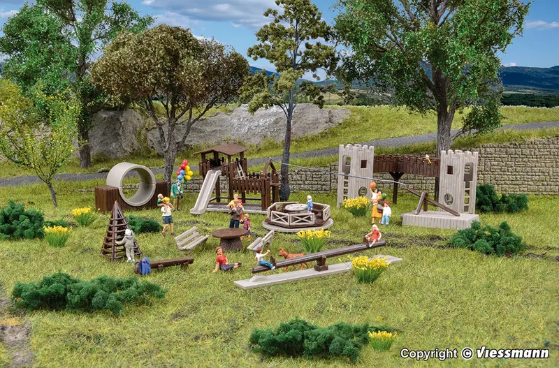 Vollmer - 43668 - Deco-Set - Adventure-Playground (Ho Scale) 1