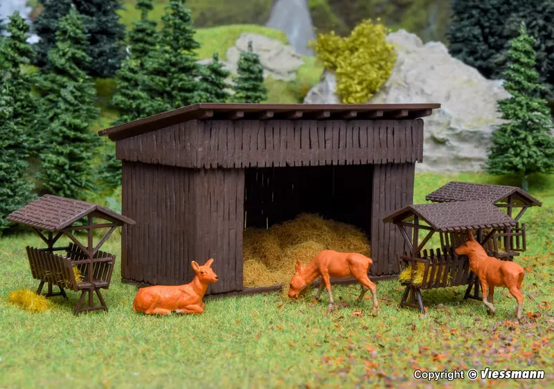 Vollmer - 43798 - Feeding Of Wild Animals (Ho Scale) 1