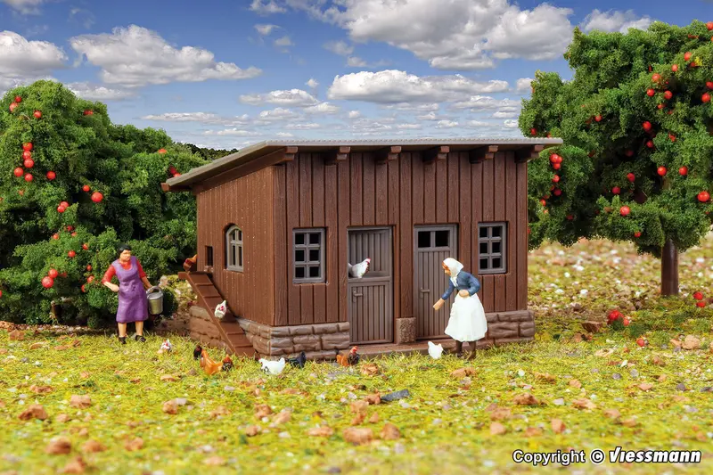Vollmer - 43864 - Chicken House (Ho Scale) 1