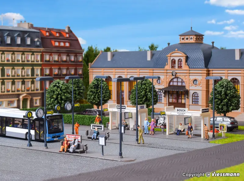 Vollmer - 45148 - Bus Station (Ho Scale) 1
