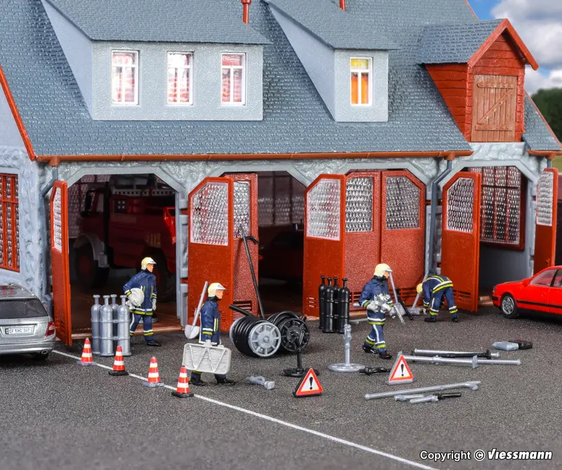 Vollmer - 45746 - Deco-Set Fire Brigade (Ho Scale) 1