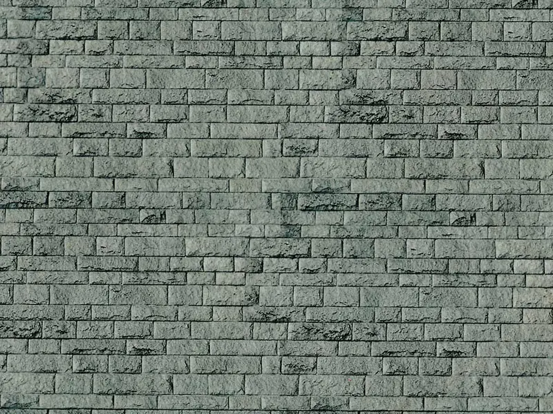 Vollmer - 46052 - Wall Plate - Porphyr - 25 X 12.5 Cm - 10Pc (Ho Scale) 1