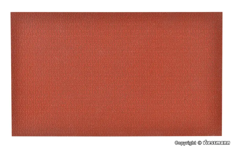 Vollmer - 48223 - Wall Plate - Clinker Brick - 28 X 16 Cm (Ho Scale) 1