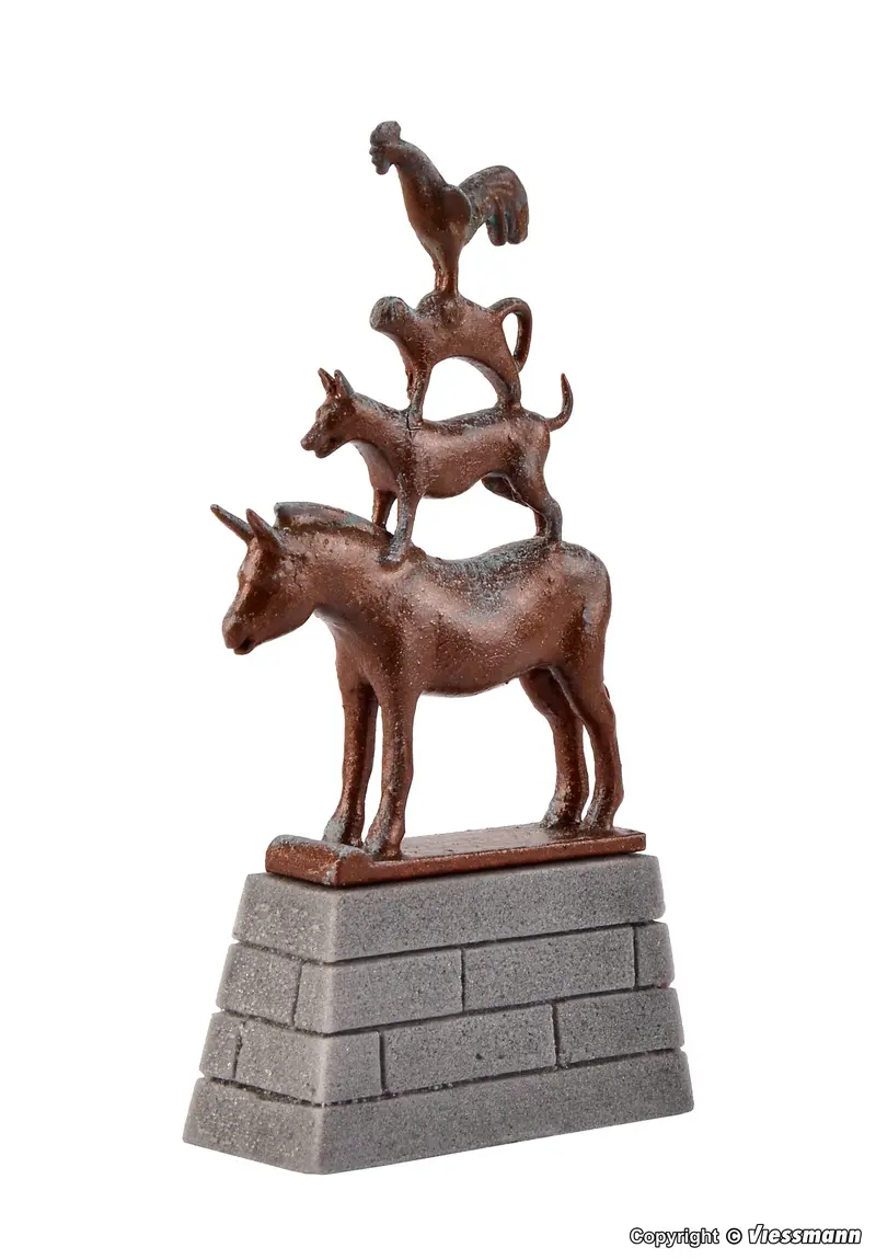 Vollmer - 48287 - The Bremen Town Musicians Statue (Ho Scale) 1