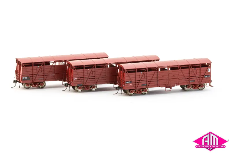 Vr Cattle Wagon Mf1, Mf5, Mf13, (3 Pack) Ho Scale 1