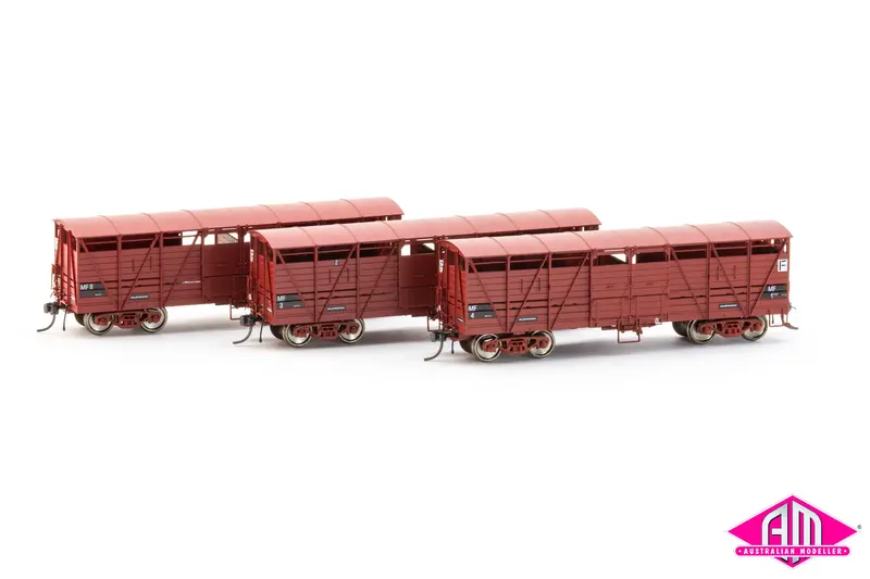 Vr Cattle Wagon Mf3, Mf4, Mf8, (3 Pack) Ho Scale 1