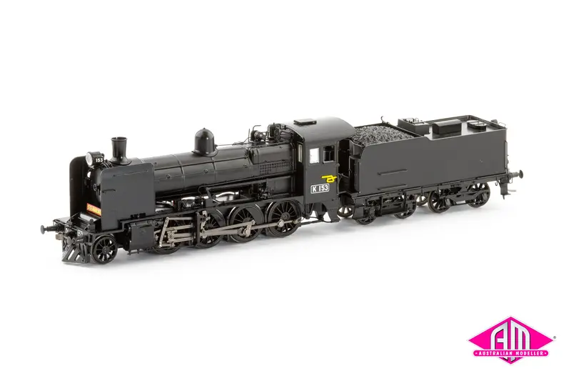 Vr K Class Locomotive, K 153 Preserved 1980S, Plate Cowcatcher Spoked Wheels Welded Tender (Ho Scale) 1