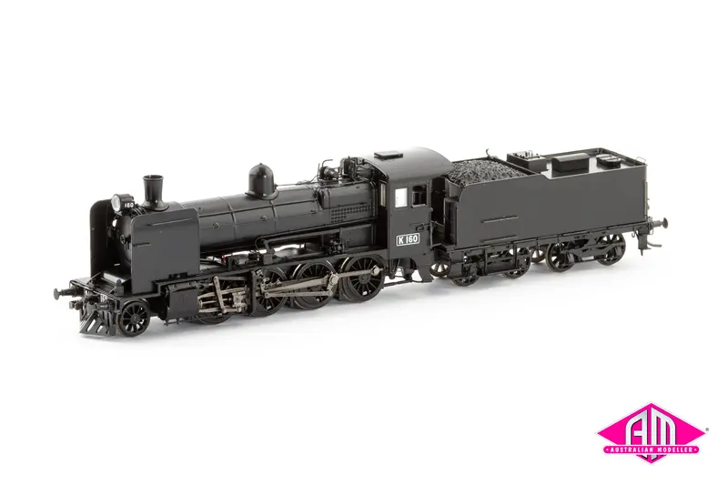 Vr K Class Locomotive, K 160 Plate Cowcatcher Spoked Wheels Welded Tender (Ho Scale) 1