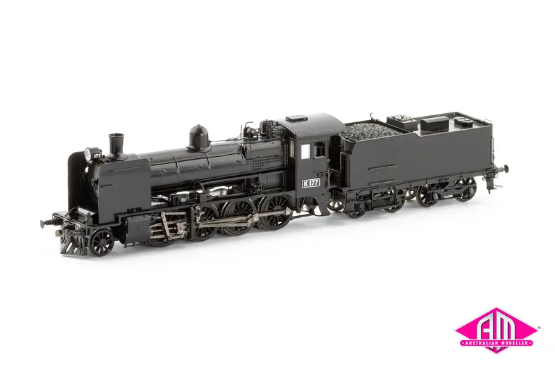 Vr K Class Locomotive, K 177 Plate Cowcatcher Spoked Wheels Rivited Tender (Ho Scale) 1