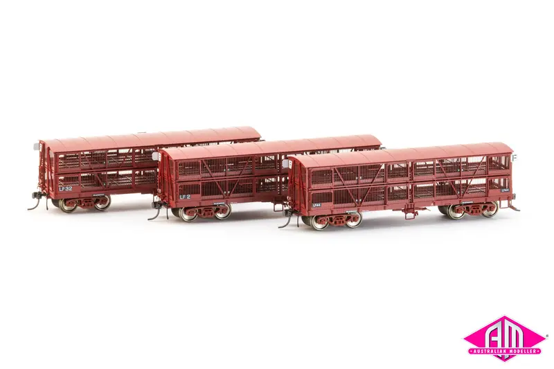 Vr Sheep Wagon Lf2, Lf32, Lf44, (3 Pack) Ho Scale 1