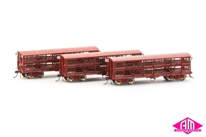 Vr Sheep Wagon Lf9, Lf33, Lf46, (3 Pack) Ho Scale 1