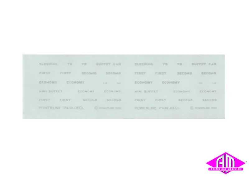 Vr Silver Coach Decals Lld-P439s 1