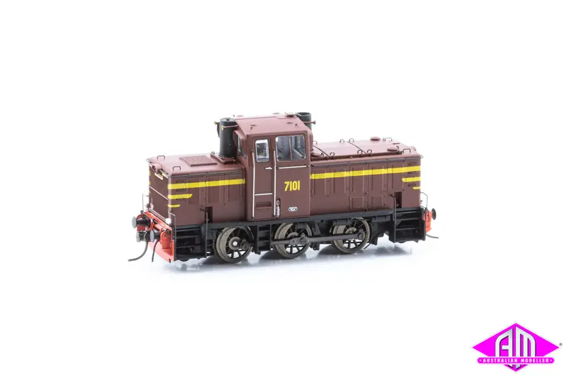 W Class Locomotive 7101 Original Body Nswgr Indian Red 1