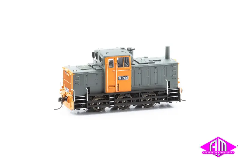 W Class Locomotive W 244 Rebuilt Body Orange/Grey 1