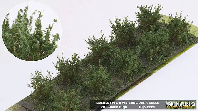 Wb-Sadg - Bushes - Type A - Dark Green 1