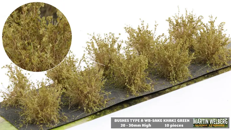Wb-Sakg - Bushes - Type A - Khaki Green 1