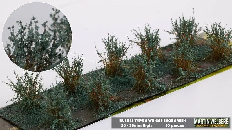 Wb-Sas - Bushes - Type A - Sage Green 1