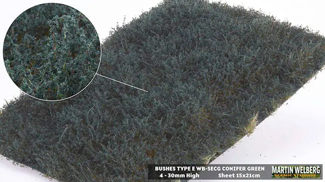 Wb-Secg - Bushes - Type E - Conifer Green 1