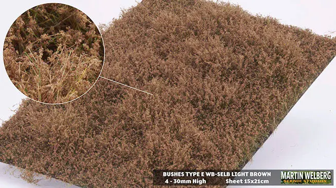 Wb-Selb - Bushes - Type E - Light Brown 1