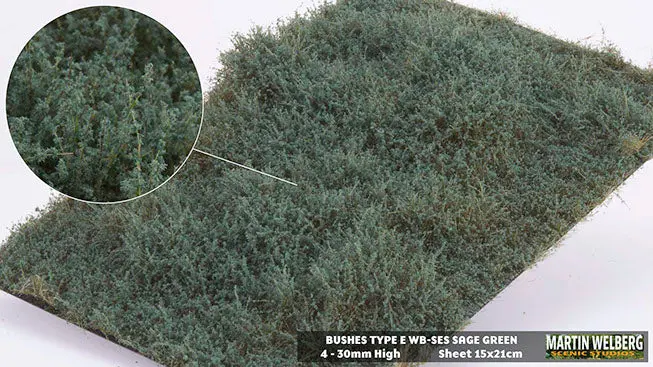 Wb-Ses - Bushes - Type E - Sage Green 1