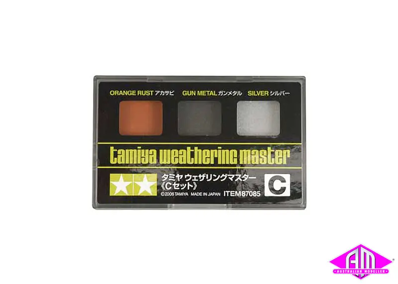 Weathering Master C Set - Orange Rust, Gun Metal, Silver 1