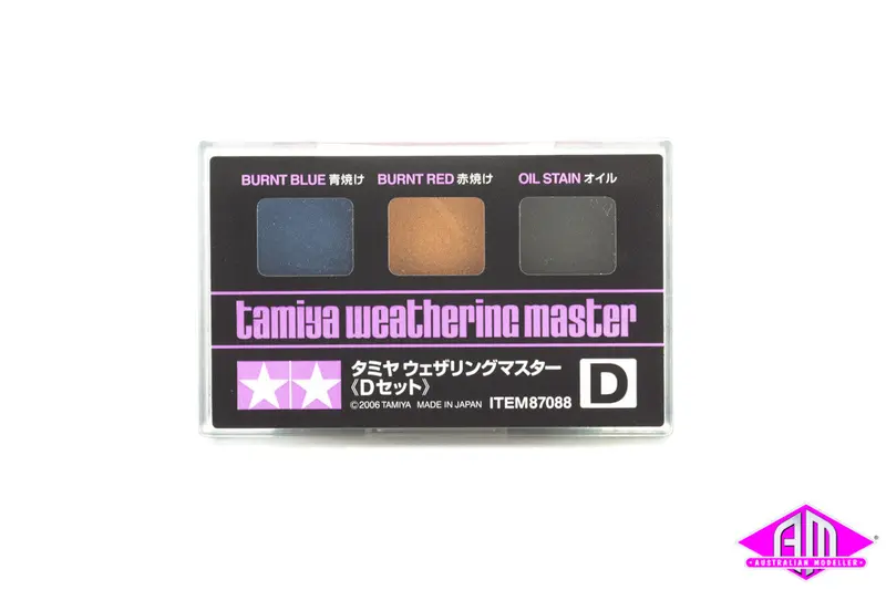 Weathering Master D Set - Burnt Blue, Red, Oil Stain 1
