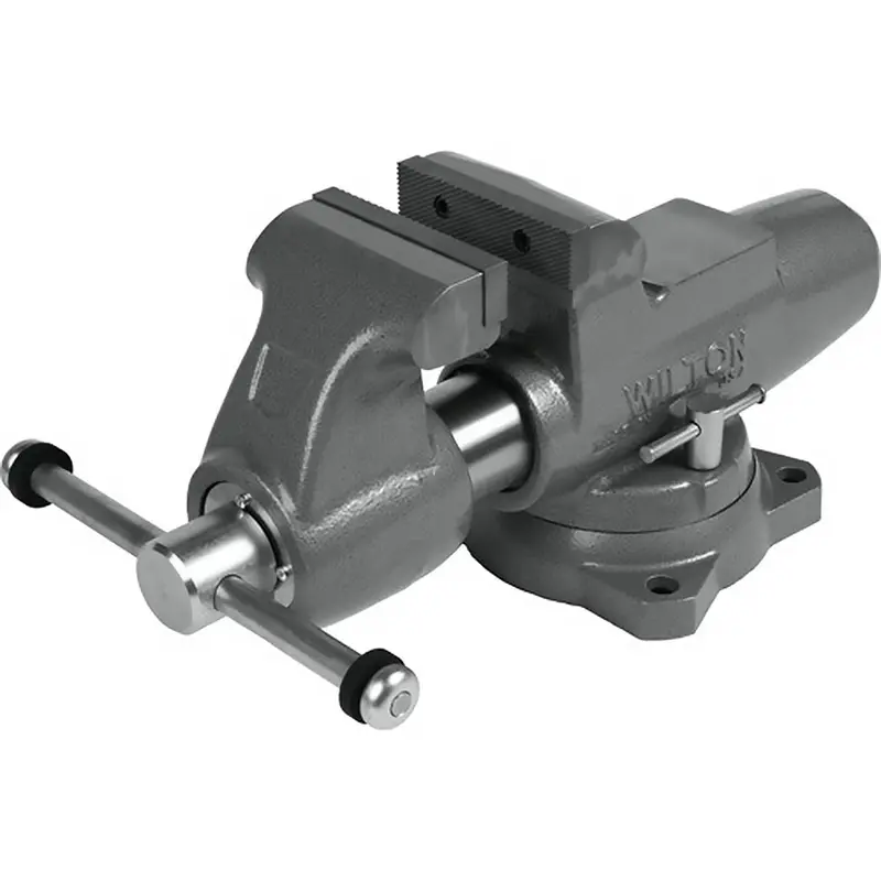 Wilton 28832 500S 5" Machinist Jaw Round Channel Vise W/ Swivel Base 1