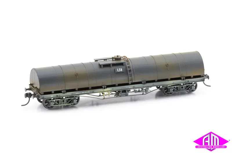 Wt Bogie Water Gin Tank L58 Single Car (Weathered) 1
