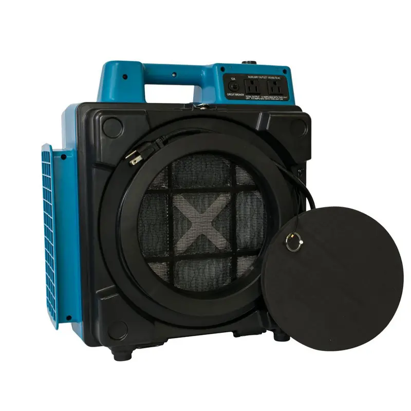 Xpower X-2480A-Blue 1/2 Hp 2.8 Amp 550 Cfm Professional Hepa Mini Air Scrubber 1